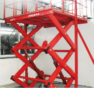 剪叉式電動升降貨梯，固定式液壓升降貨梯