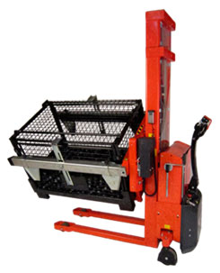 可以傾斜和翻轉箱體以及框體 箱體翻轉車配可調節(jié)式箱托